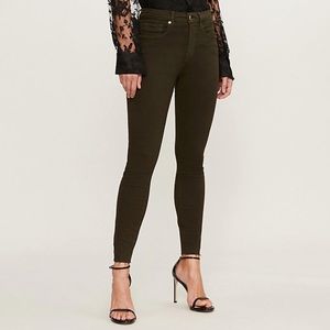 Good Legs raw-edge slim-fit high-rise jeans